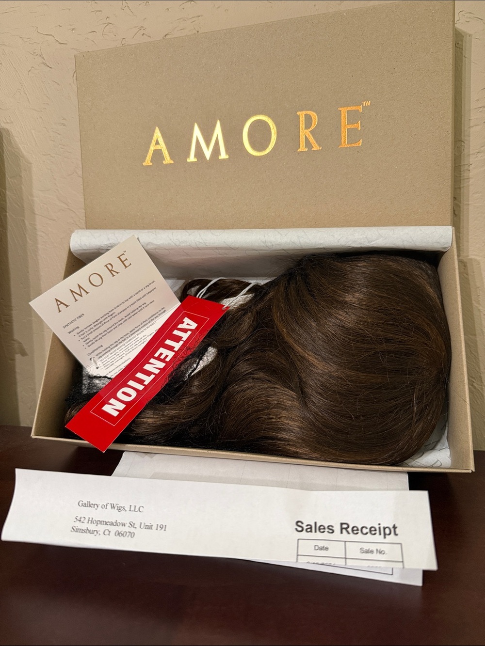 AMORE Women's Brown Clip-In Hairpiece - Natural Brown